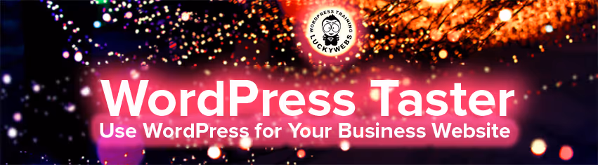 Using WordPress for Your Business Website course banner
