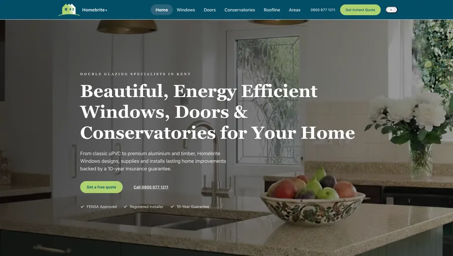 Homebrite website